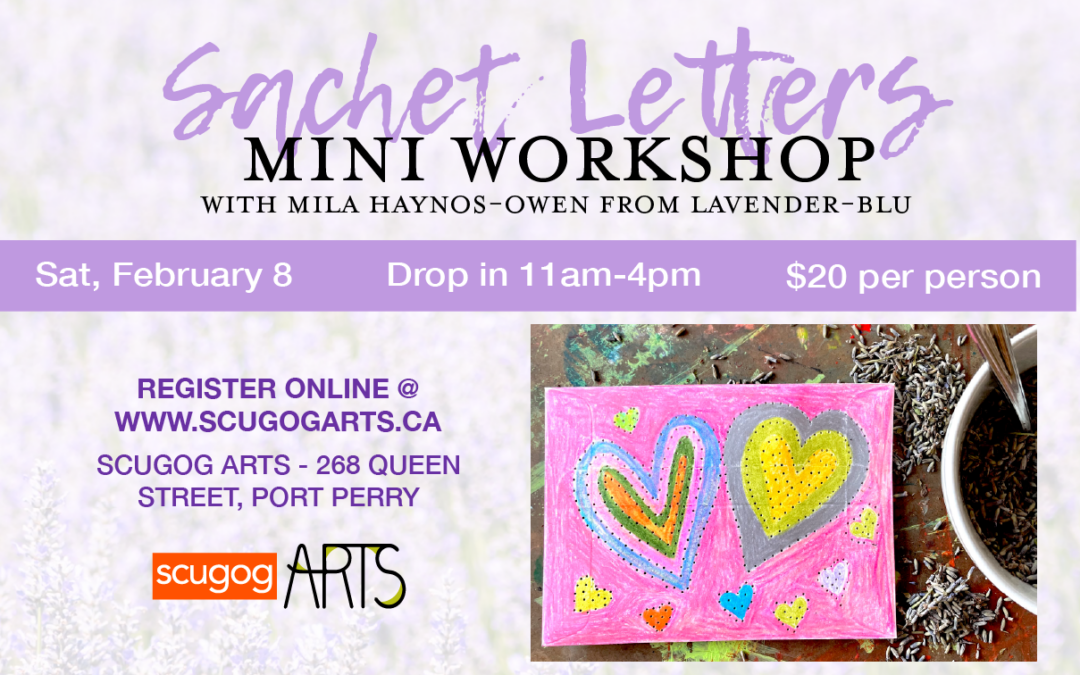Lavender Letter Sachet with Mila Haynos-Owen from Lavender-Blu 