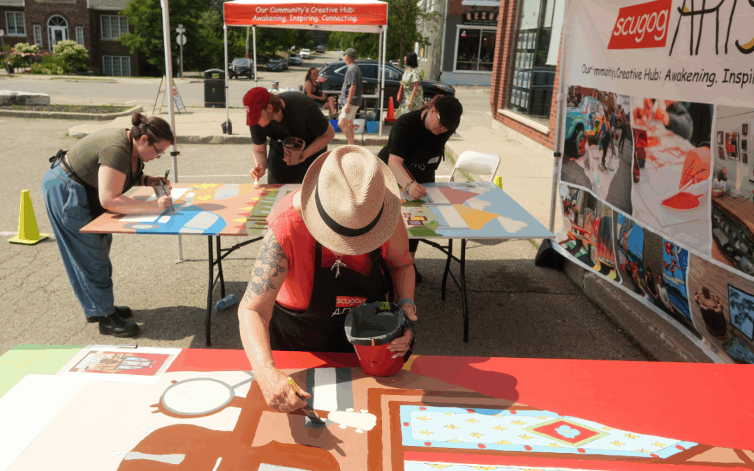 Celebrating the Colours of Collaboration: Villages of Scugog Mural Marathon